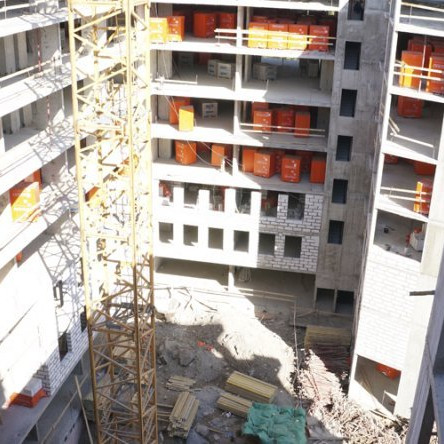 Строительство корпусаЕлагин апарт май 2016 год